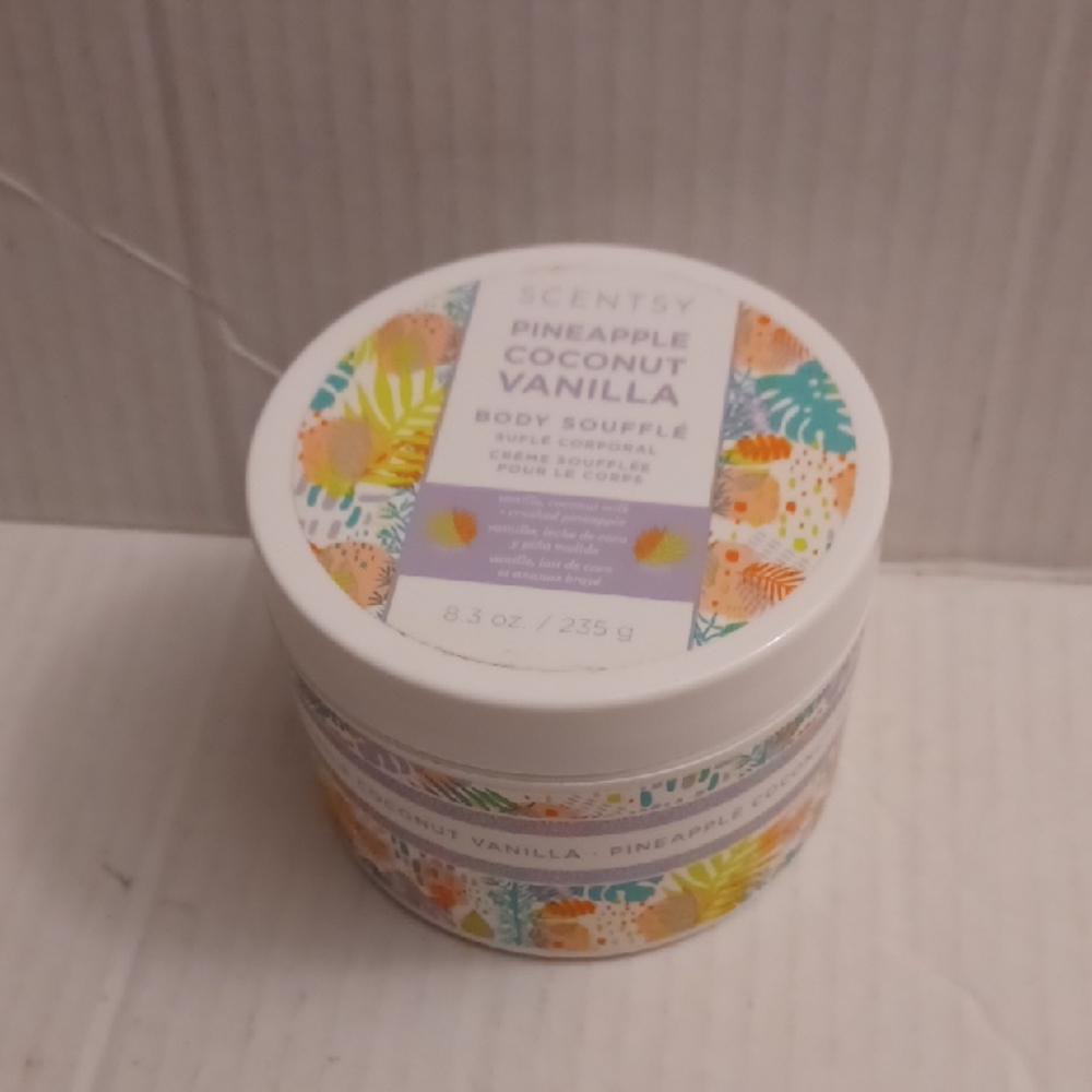 4/$60 New Scentsy "Pineapple Coconut Vanilla" Body Soufflé - Sealed